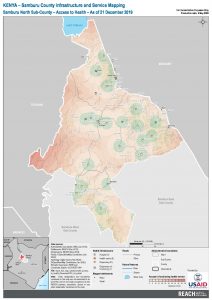 REACH KEN Map Samburunorth access to health December2019 a3 potrait