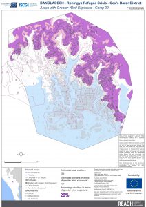 BGD_Map_CoxsBazar_AreasWithGreaterWindExposure_Camp 22_25SEP2018_A1