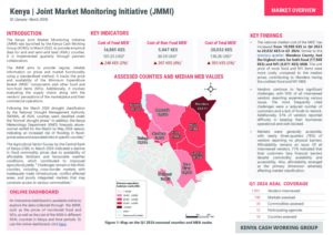 KCWG Kenya JMMI Q1 factsheet ASAL Counties, March 2024