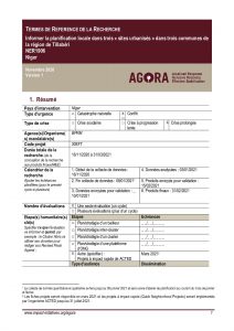 AGORA NER TDR Evaluation territoriale de 3 sites urbanisés dans la région de Tillabéri November 2020