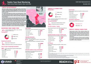 ssd_factsheet_Yambio Road Monitoring_December 2018