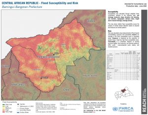 Bamingui Bangoran, CAR (Flood Risk Map 26JUNE2020)
