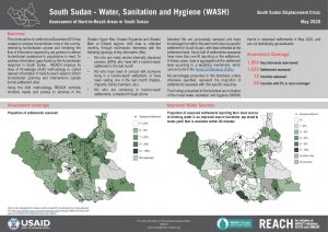 REACH SSD Factsheet Assessment of Hard to Reach Areas WASH May 2020