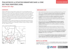 REACH Niger HSM – décembre 2023