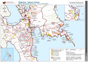 PHL - MIRA - Barangays Assessed - 18 to 21 November 2013