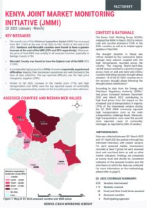 KCWG Kenya JMMI Q1 factsheet ASAL Counties, March 2023