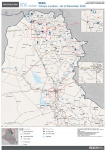 REACH IRQ Map REF IRAQ CampLocation 23DEC2020 A1