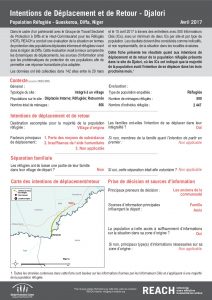NER_Factsheet_Evaluation Protection, Intentions de Déplacement et de Retour par site_Avril 2017