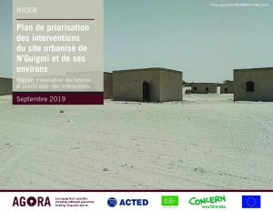 Plan de priorisation du site urbanisé de N'Guigmi - Septembre 2019