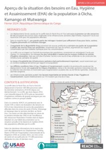 REACH_DRC_WASH_Assessment_Situation Overview_Beni_Novembre2023