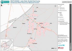 REACH SSD WASH Infrastructure Waterpoint Function Map, Rumbek East (A)