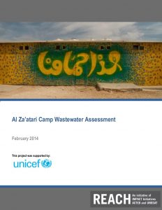 JOR_Al Za'atari Camp Wastewater Assessment_REACH-UNICEF_FEB2014