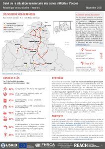 Evaluation multisectorielle dans les zones difficiles d’accès, Nord-est, RCA – Novembre2021