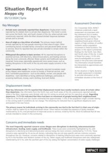 IMPACT Syria Conflict Escalation Situation Report #4