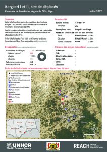 NER_HCR_Factsheet_Profil Site de Déplacés de Kargueri 1&2_Juillet 2017