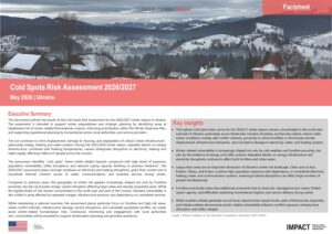 REACH Ukraine - Winterization Cold Spot Risk Assessment 2026-27