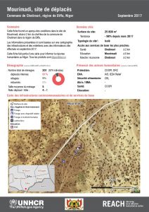 NER_Factsheet_Profil Site de Déplacés de Mourimadi_Septembre 2017