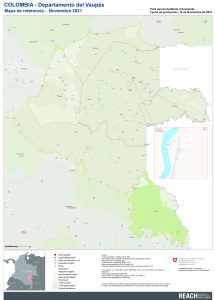 REACH Col Mapa de Referencia – Vaupes, Noviembre 2021