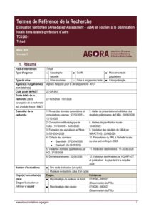 AGORA Tchad Evaluation territoriale et soutien à la planification locale dans la sous-préfecture d’Adré, Termes de référence_ext (Mars 2026)
