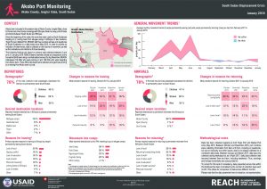 SSD_Factsheet_Akobo Port Monitoring_January 2018
