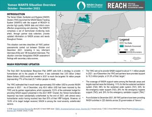 REACH YEM Situation Overview WASH WANTS December 2021 EN