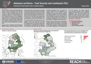 Hard-to-Reach, Food Security and Livelihood, Factsheet Borno and Adamawa state, Nigeria, October 2020
