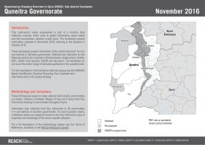 SYR_Factsheet_Sub-District Factsheets Quneitra Governorate_November 2016