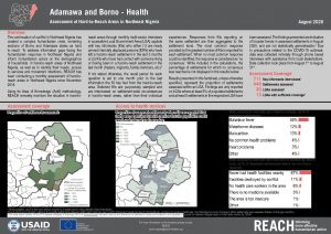 Hard-to-Reach, Health, Factsheet Borno and Adamawa state, Nigeria, August 2020