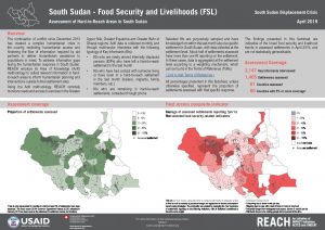 REACH_SSD_Factsheet_Assessment of Hard-to-Reach Areas FSL_April 2019