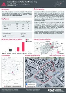 afg_factsheet_Chori Froshan Camp_November 2016