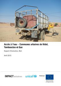 MLI_Rapport_Accès à l'eau et vulnérabilité_Avril 2015