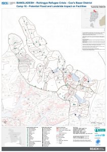 Bangladesh - Cox's Bazar - Camp 1E Potential Flood and Landslide Risk to Facilities
