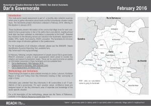 SYR_Sub-district factsheets_Dar'a governorate_February 2016