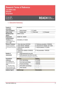 REACH BGD ToR JMSNA August 2020
