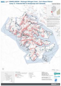 Bangladesh - Cox's Bazar - Camp 13 Potential Flood and Landslide Risk to Water Points
