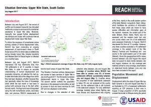 SSD_Situation Overview_Upper Nile State_July August 2017
