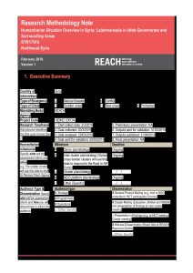 REACH_SYR_ToR_HSOS_NWS Health Trends Analysis_February2019