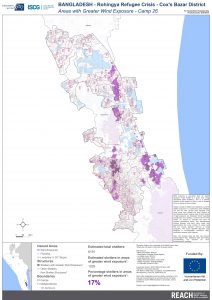 BGD_Map_CoxsBazar_AreasWithGreaterWindExposure_Camp 26_25SEP2018_A1