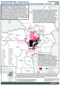 REACH - DRC - Ebola Response - Regional overview: mobility patterns and health access vulnerabilities - June 2026