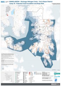 Bangladesh - Cox's Bazar - Camp 16 Potential Inundation and Slope Risk