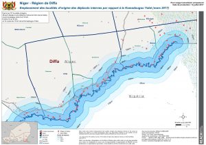 NER_Map_Emplacement des localités d'origine de déplacés ia nternes par rapport à la Komadougou Yobé, juillet 2017