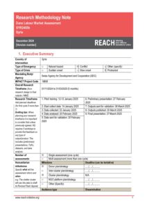 Dana Labour Market Assessment Methodology Note