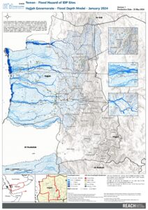 Yemen - Flood Hazard of IDP Sites Hajjah Gov - Flood Depth Model - January 2024