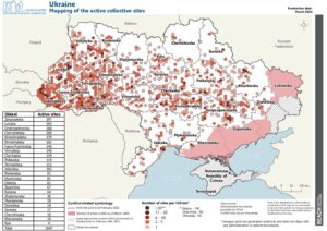 REACH, Ukraine, IDP Collective Site Monitoring, Map, Active Sites, March 2024