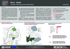 Hard-to-Reach Health Factsheet in Borno State, Nigeria, January 2020