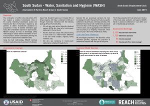 REACH_SSD_Factsheet_Assessment of Hard-to-Reach Areas WASH_June 2019