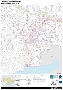 IMPACT UKR Map REF Donetska OverviewMap 31MAY2021 A0 EN