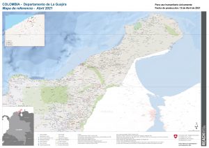 REACH COL Mapa de Referencia - La Guajira, Abril 2021