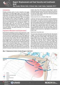 SSD_Profile_Bagarri Displacement and Food Security and Livelihoods Brief_September 2017