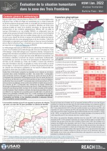 REACH Mali Suivi de la situation humanitaire dans la zone frontalière, Analyse frontalière Mali-Burkina Faso, Fiche d’information (5-28 janvier 2022)